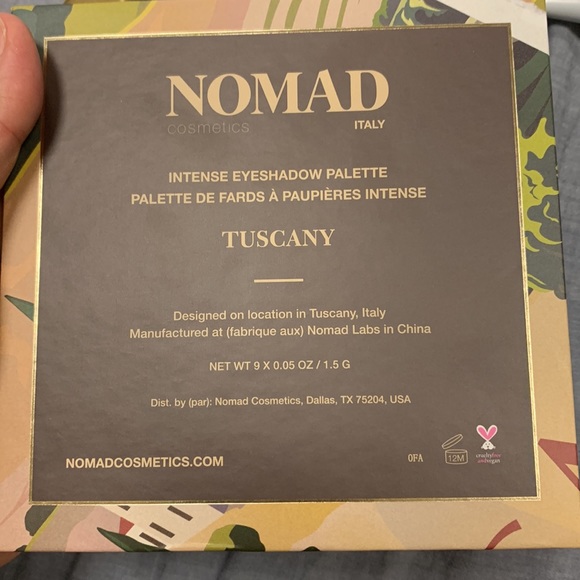 Nomad Tuscany Intense Eyeshadow Palette - Picture 3 of 3